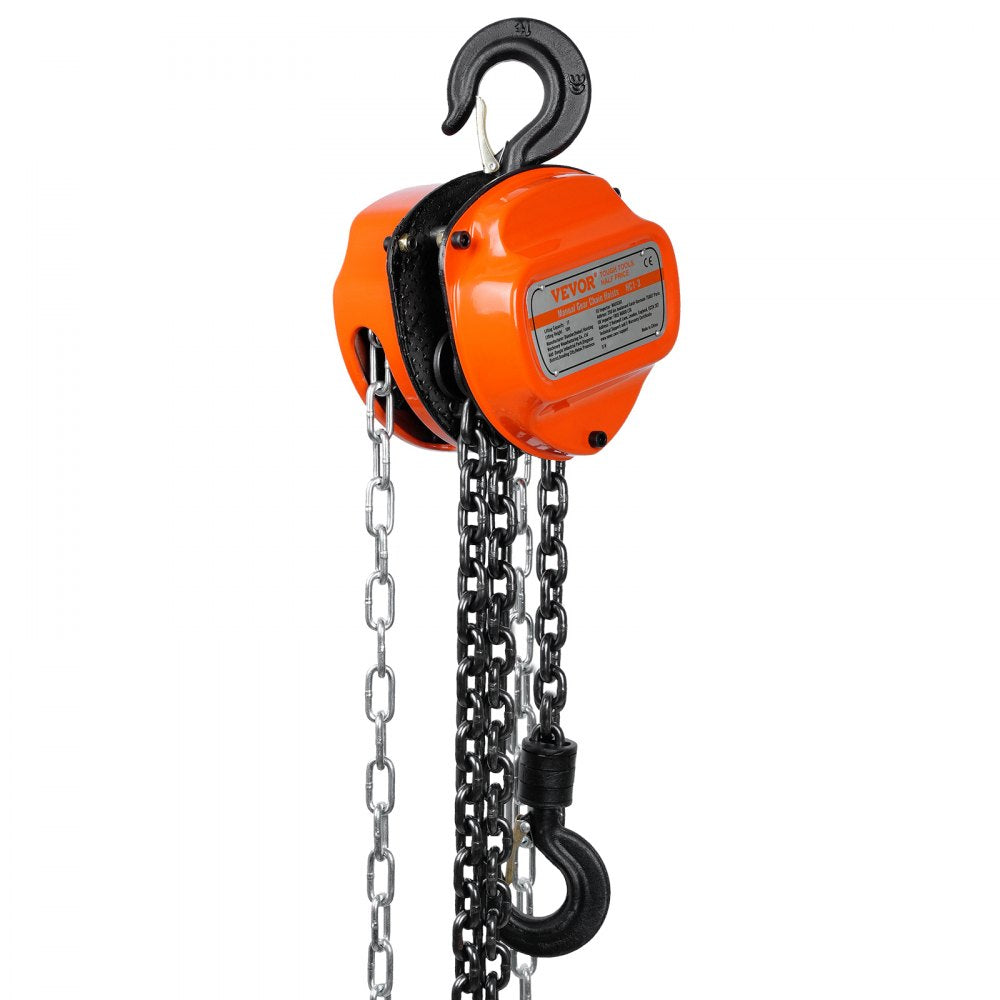 010769914423 - 1 Ton VEVOR Chain Hoist, 20 FT Durable Steel Design