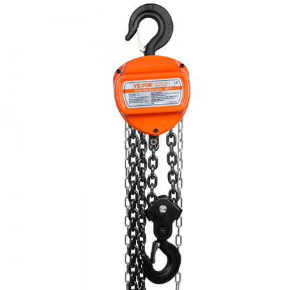 010891588083 - 3 Ton VEVOR Chain Hoist with Double Pawl Brake System
