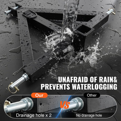 WBS002 - Durable 3-Point Hitch Receiver for Tractors, Easy Installation