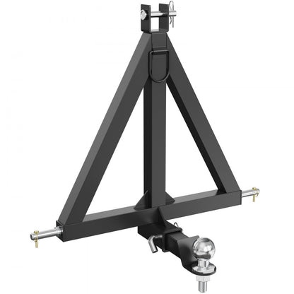 WBS003 - Durable 3-Point Hitch Receiver for Trailers, 2" Connector