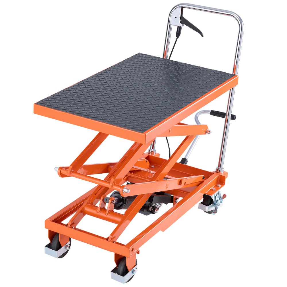 TFD20 - 500 lbs Hydraulic Lift Table, Adjustable 11.8" to 47.2" Height