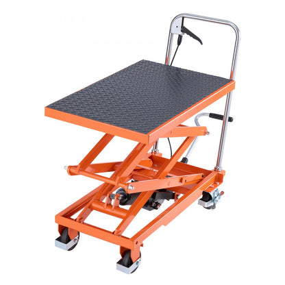 TFD20 - 500 lbs Hydraulic Lift Table, Adjustable 11.8" to 47.2" Height