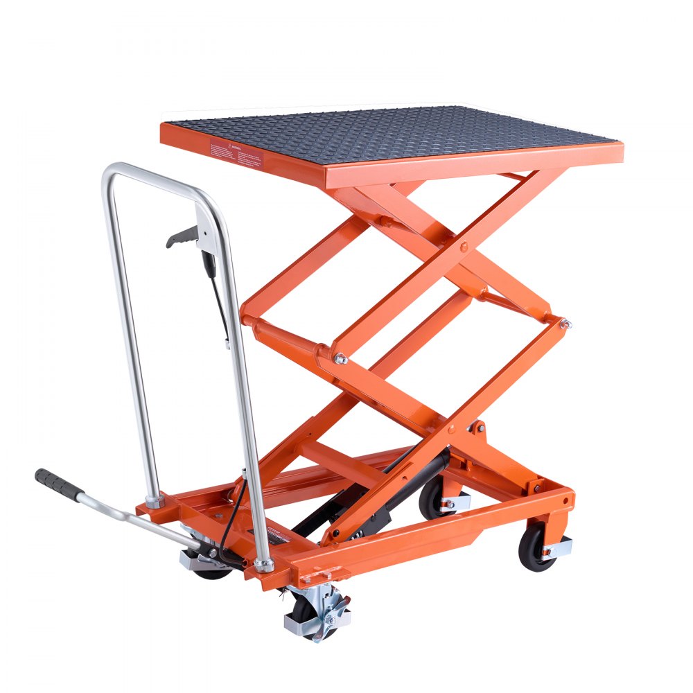 TFD20 - 500 lbs Hydraulic Lift Table, Adjustable 11.8" to 47.2" Height