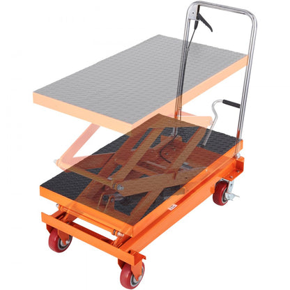 TFD35 - 59" VEVOR Hydraulic Lift Table Cart with 770lbs Capacity