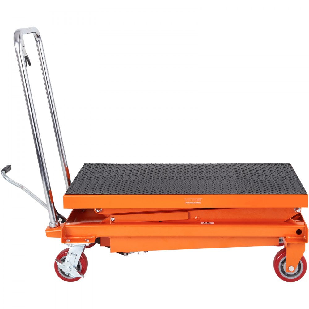TFD35 - 59" VEVOR Hydraulic Lift Table Cart with 770lbs Capacity