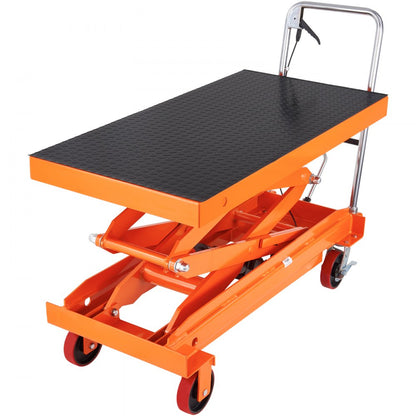 TFD80 - 1760lbs Capacity Hydraulic Lift Table, 59" Height for Easy Maneuverability