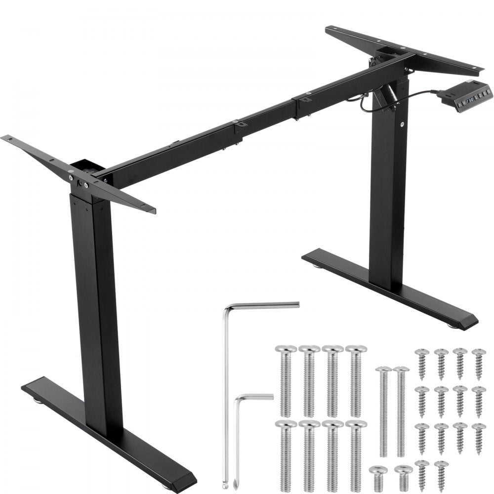ZW-11 - Adjustable VEVOR Standing Desk Frame 27.56-46.06" Height, 80 kg Capacity