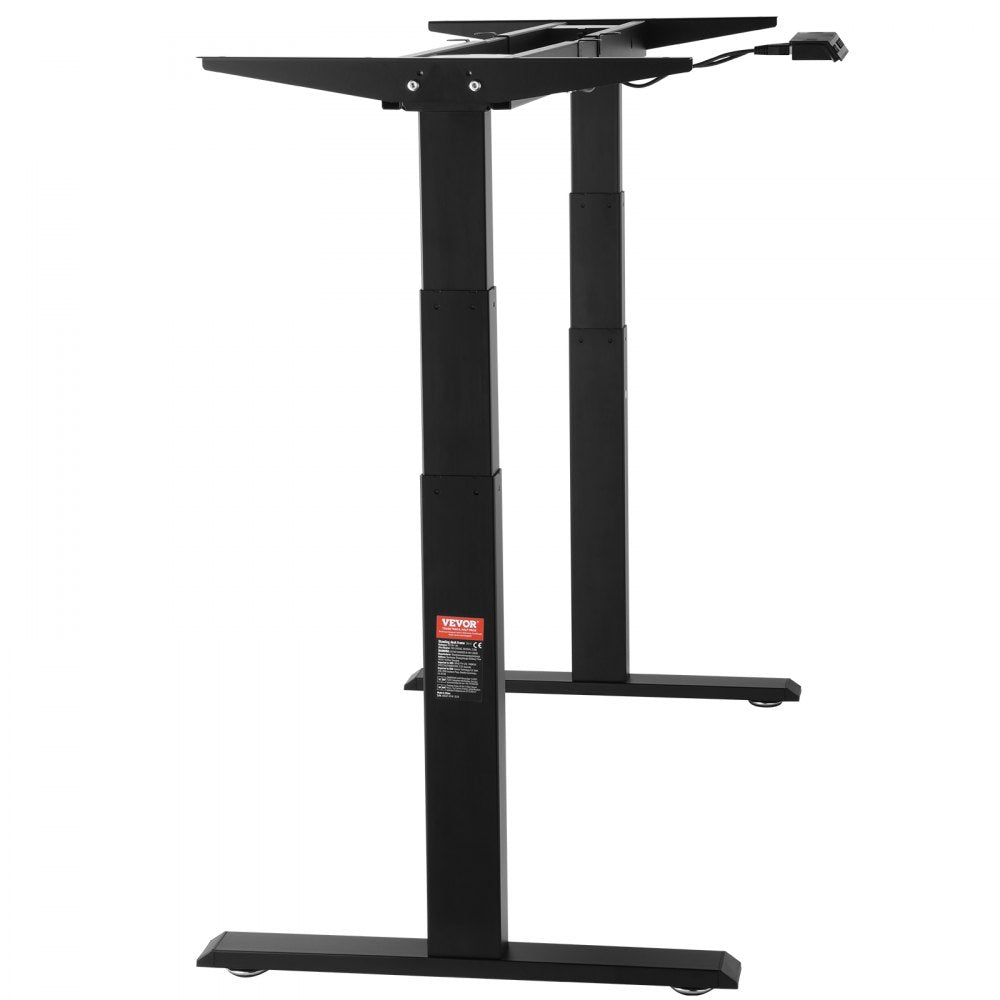 ZW-17 - Heavy-Duty Adjustable Standing Desk Frame, 43.31-70.08", 276 lbs Capacity