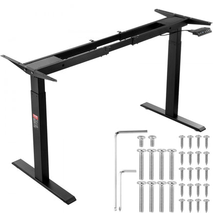 ZW-13 - Durable Dual Motor Standing Desk Frame, Adjusts 27.6" to 46.1"