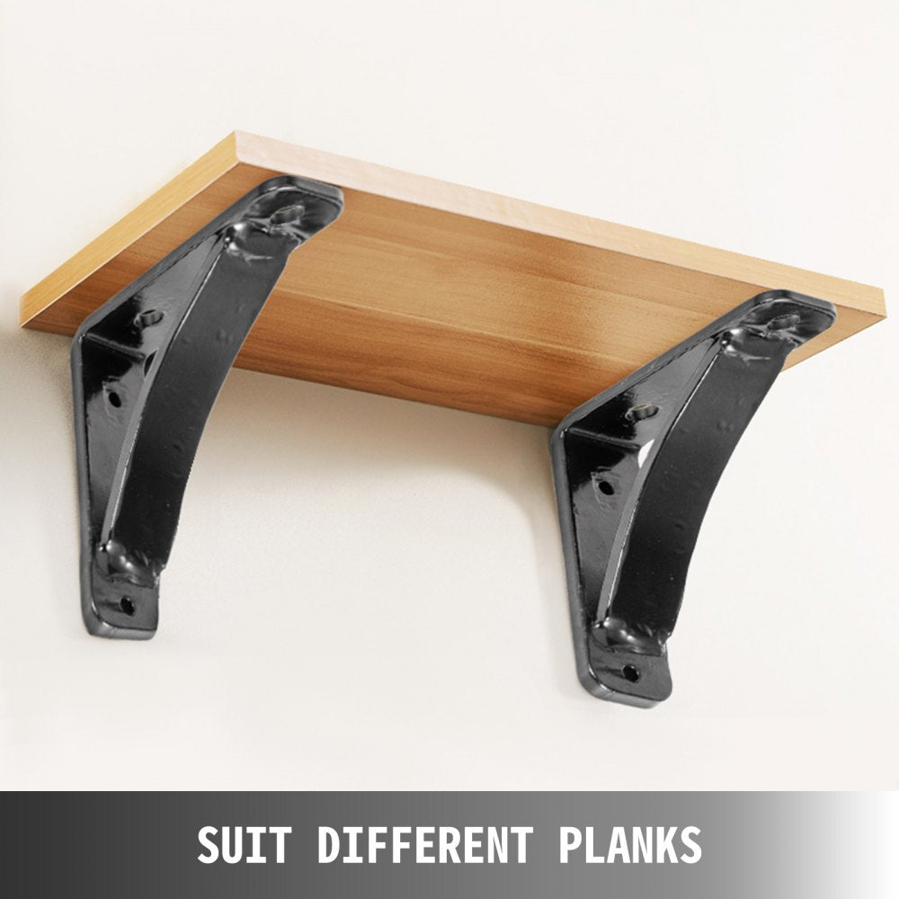010179761789 - Steel Shelf Brackets, 450 lbs Capacity, Pre-Drilled for Easy Install
