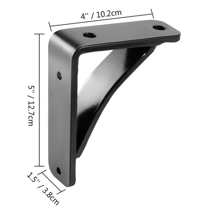 010179761789 - Steel Shelf Brackets, 450 lbs Capacity, Pre-Drilled for Easy Install