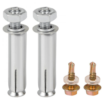 010407381341 - Steel Shelf Brackets Set, 8"x9"x2.5", 450 lbs Capacity