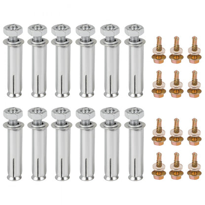 010544218318 - Heavy Duty Steel Brackets, 9" x 12" - 450 lbs Capacity