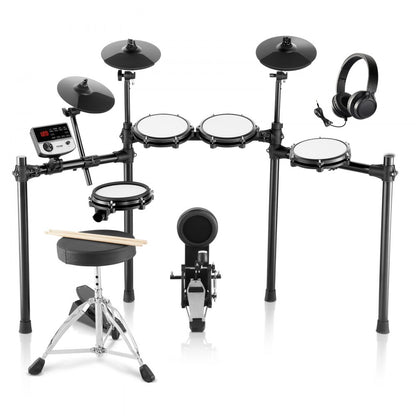 MD200D-P - VEVOR Electric Drum Set with 4 Drums and 3 Cymbals