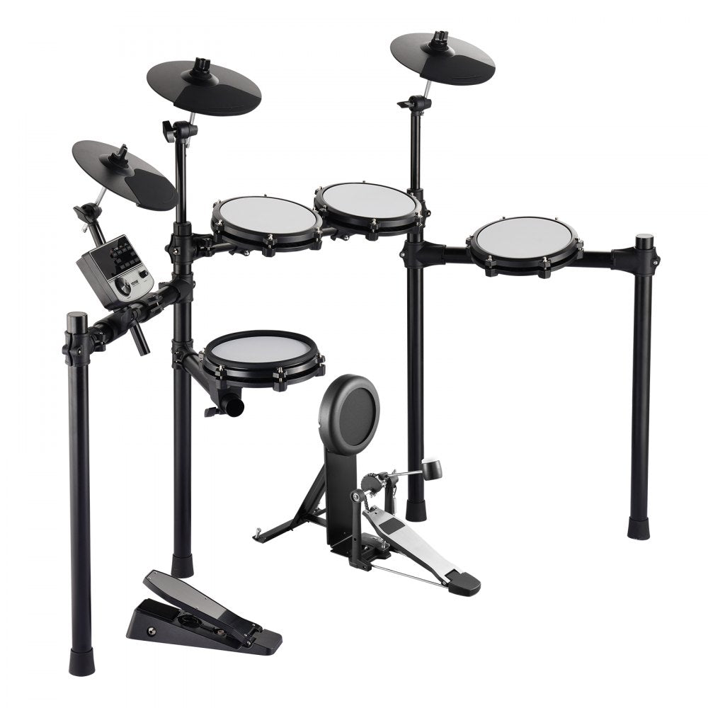 MD200D-P - VEVOR Electric Drum Set with 4 Drums and 3 Cymbals
