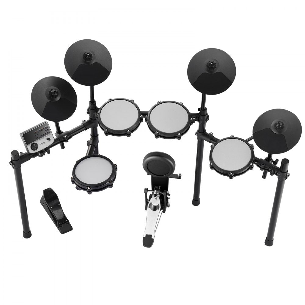 MD200F-P - 8" Electric Drum Kit with 480 Sounds & Adjustable Stand
