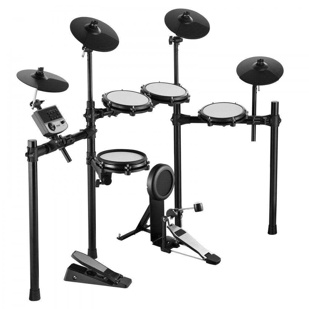 MD200F-P - 8" Electric Drum Kit with 480 Sounds & Adjustable Stand