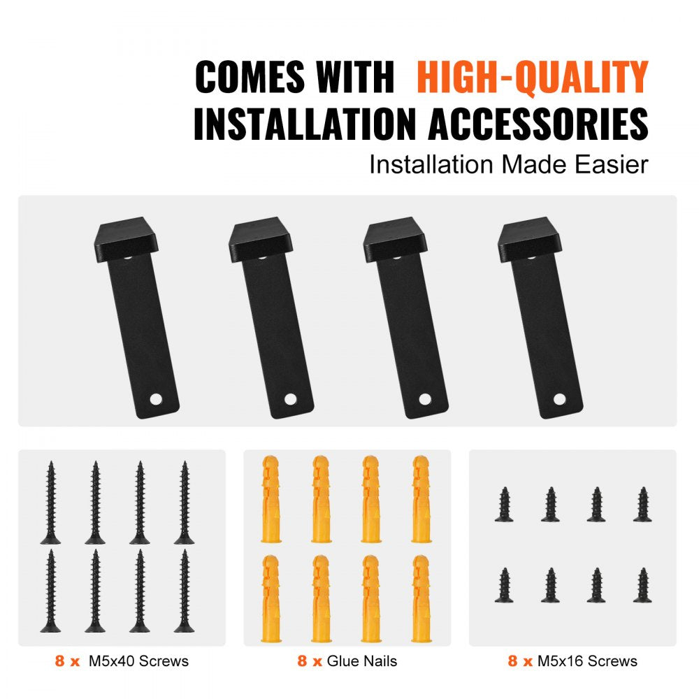 SJ1 - Heavy-Duty 10"x6" Carbon Steel Shelf Bracket, 160 lb Capacity