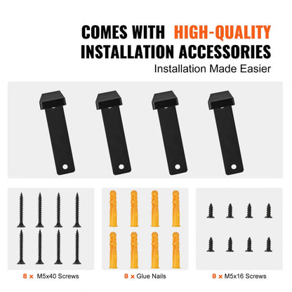 SJ1 - Heavy-Duty 10"x6" Carbon Steel Shelf Bracket, 160 lb Capacity