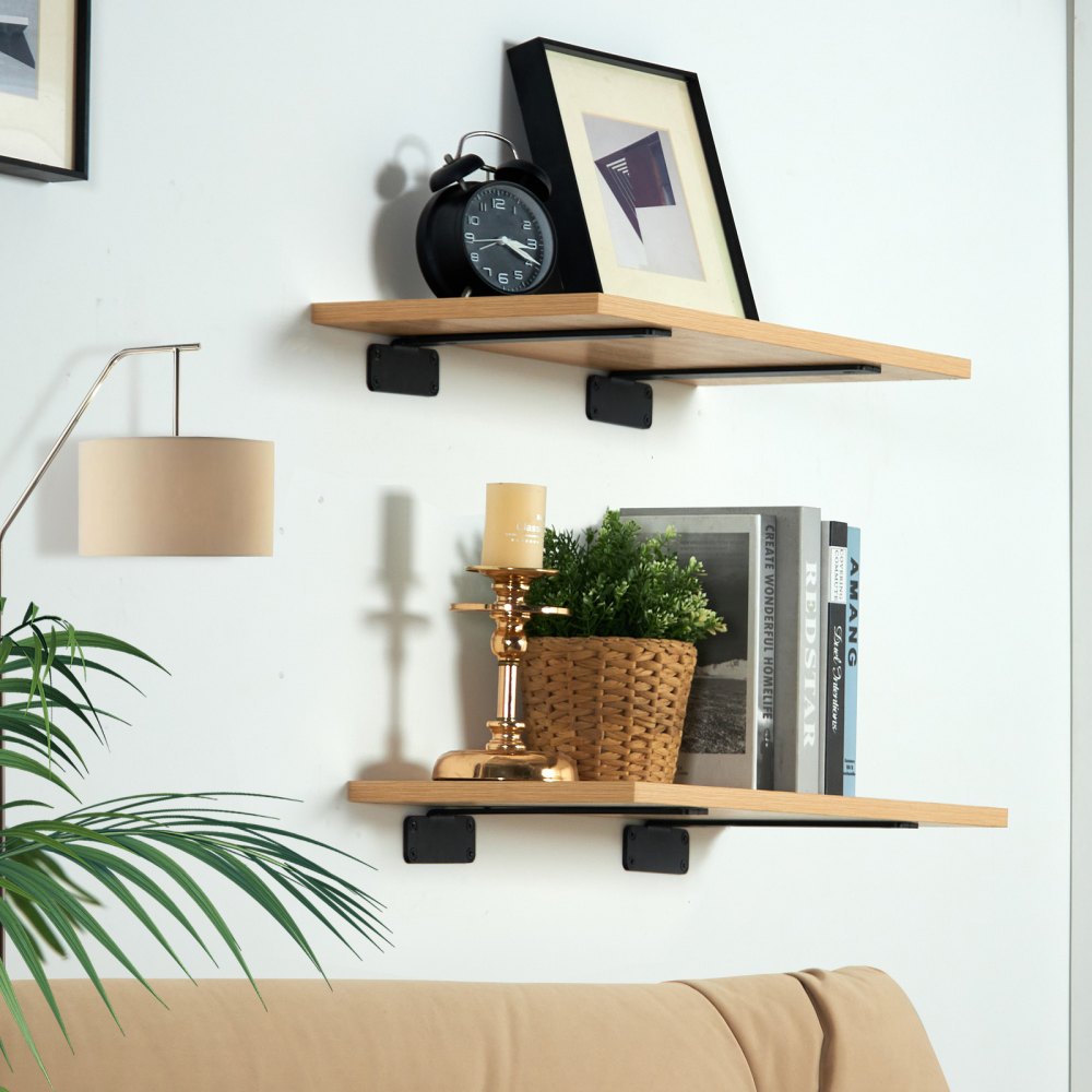 SJ4 - Heavy-Duty 12.2" Carbon Steel Shelf Bracket, 160 lbs Capacity