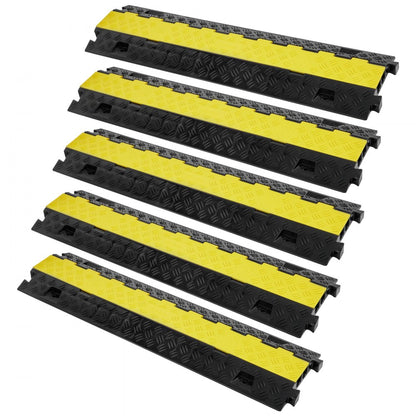 CP-2U-5(7507004) - Heavy-Duty Yellow Cable Protector Ramp, 36.14" x 9.84"