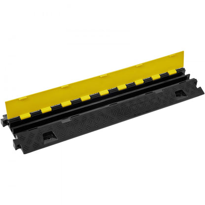 CP-2U-5(7507004) - Heavy-Duty Yellow Cable Protector Ramp, 36.14" x 9.84"