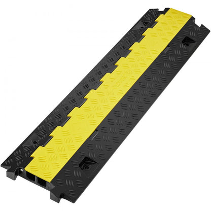 CP-2U-5(7507004) - Heavy-Duty Yellow Cable Protector Ramp, 36.14" x 9.84"