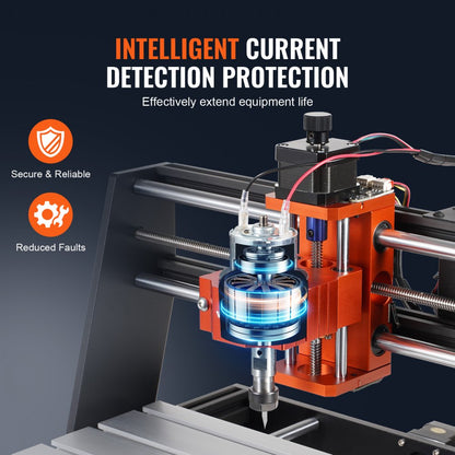 S3020 - 300x200mm VEVOR CNC Router with 120W Spindle for Wood & Acrylic