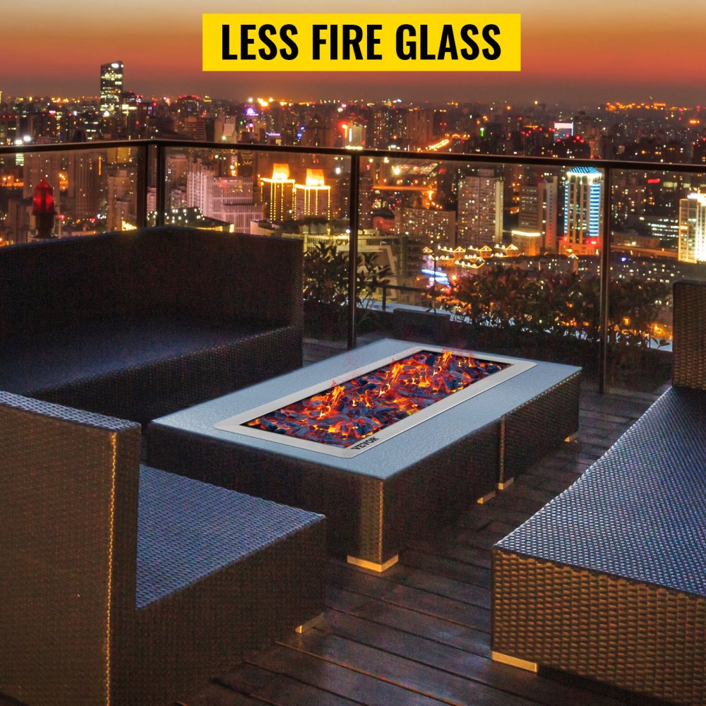 010822634312 - 20x8 Inch Stainless Steel Fire Pit Pan for Outdoor Enjoyment