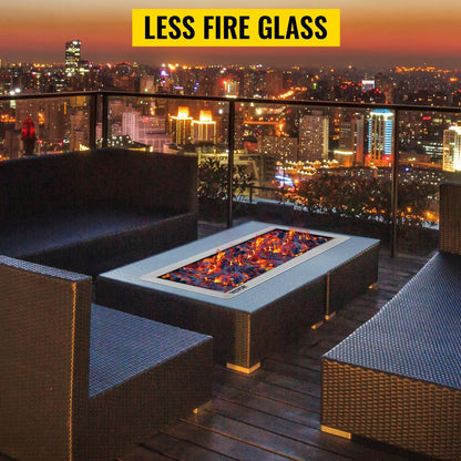 010822634312 - 20x8 Inch Stainless Steel Fire Pit Pan for Outdoor Enjoyment