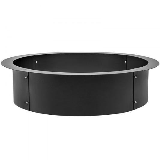 010942258548 - 36-Inch Durable Q235 Steel Fire Pit Ring for DIY Design