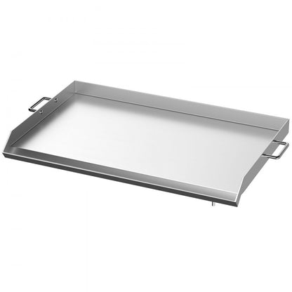 010895221462 - 32" x 17" Stainless Steel Stove Top Griddle with Handles