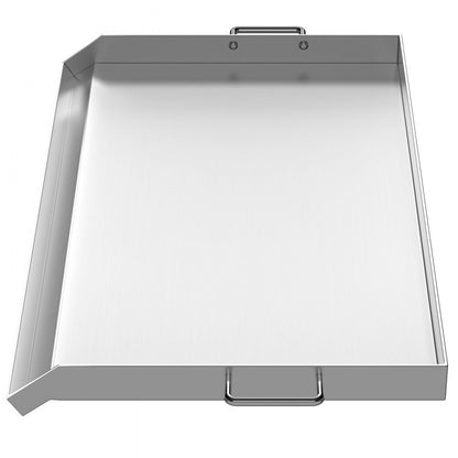 010895221462 - 32" x 17" Stainless Steel Stove Top Griddle with Handles