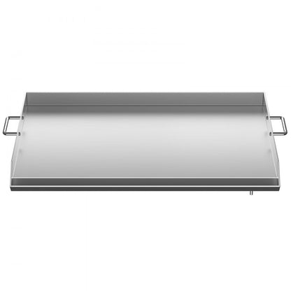 010895221462 - 32" x 17" Stainless Steel Stove Top Griddle with Handles