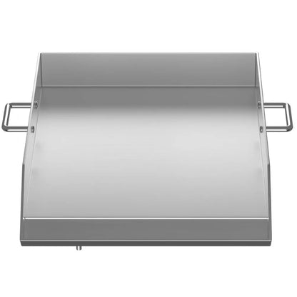 010164574133 - 18" x 16" Stainless Steel Griddle with Grease Groove
