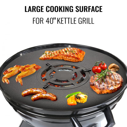 010632131392 - 40" Durable Griddle & Grate Combo for BBQ Gatherings