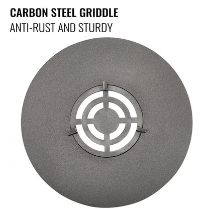 010632131392 - 40" Durable Griddle & Grate Combo for BBQ Gatherings