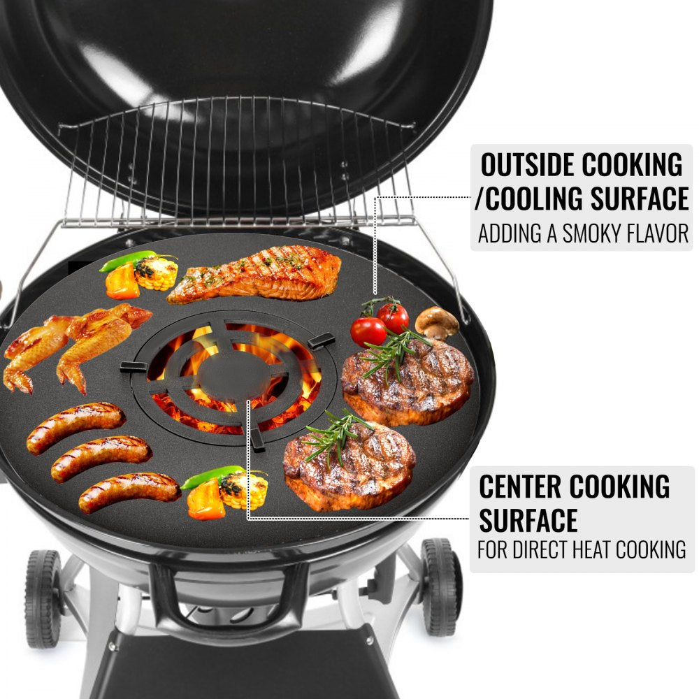 010632131392 - 40" Durable Griddle & Grate Combo for BBQ Gatherings