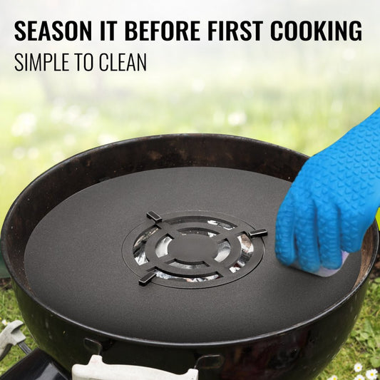 010632131392 - 40" Durable Griddle & Grate Combo for BBQ Gatherings