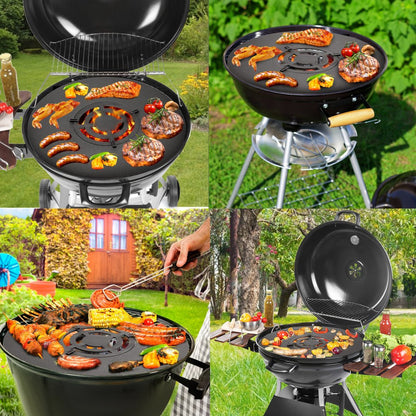 010632131392 - 40" Durable Griddle & Grate Combo for BBQ Gatherings