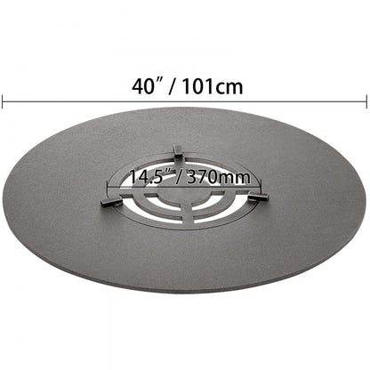 010632131392 - 40" Durable Griddle & Grate Combo for BBQ Gatherings