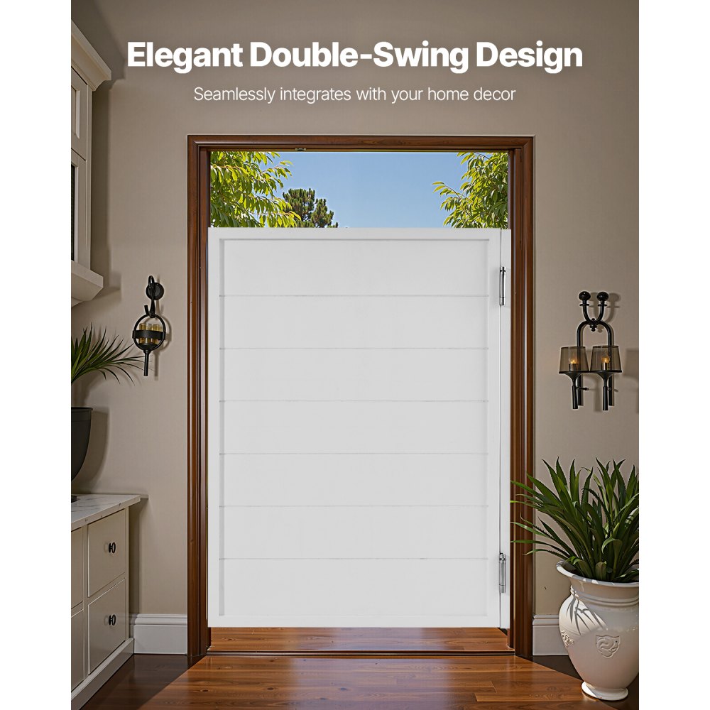 SS-door1-WH-3 - 32" x 42" Pine Saloon Swinging Doors with Quiet Hinges