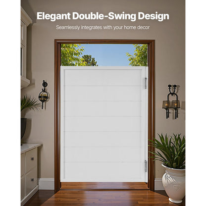 SS-door1-WH-3 - 32" x 42" Pine Saloon Swinging Doors with Quiet Hinges