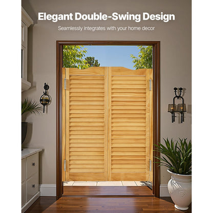SS-door2-NA-5 - 32"x42" Pine Wood Swing Door with Quiet Hinges