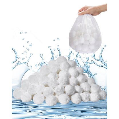 F7 - High-Efficiency Pool Filter Balls, 1.5lbs Polyester Fiber Solutions