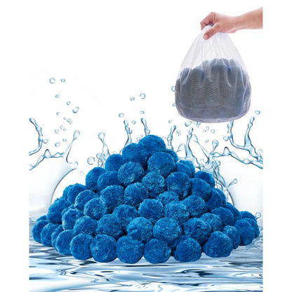 F11 - 1.5 lbs Pool Filter Balls for Sparkling Water