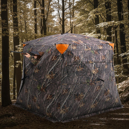 ZH717167-TS - 270° Camouflage Hunting Blind for 4-5 People