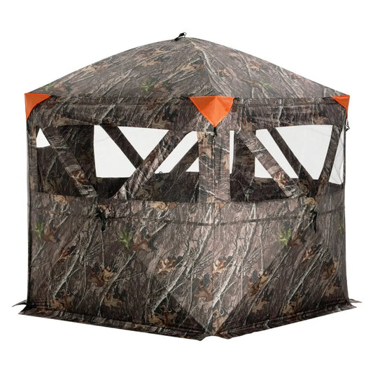 ZHS8472-7 - 288° Camouflage Hunting Blind for 6-7 Persons, Easy Setup