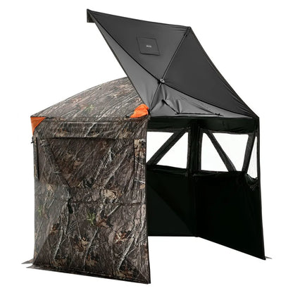 ZHS8472-7 - 288° Camouflage Hunting Blind for 6-7 Persons, Easy Setup