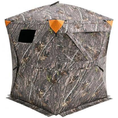 ZH555567-SW - 270° Camouflage Hunting Blind for 1-2 Users, Lightweight & Portable